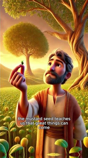 Parable of the Mustard Seed Animated Bible Story #biblestories #animatedfaith #bibleshorts
