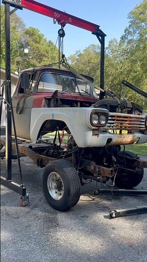 7.3 Chassis Swapped Classic Ford: Massive Progress!