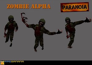alpha zombie addon - PARANOIA mod for Half-Life