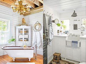 These Rustic  Bathroom Ideas Will Turn Your Space into a Relaxing Haven