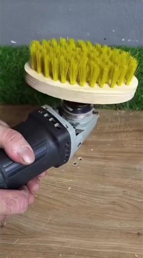 Creative Way to Convert an Angle Grinder into a Power Scrubber