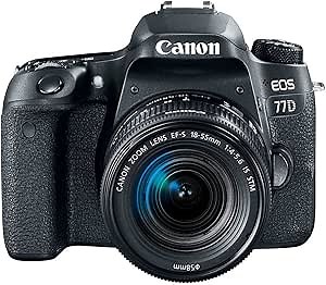 Canon EOS 77D EF-S 18-55 is STM Kit Black