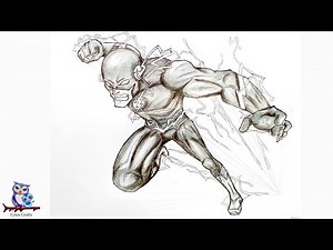 How to Draw The Flash Sketch - DC Comics