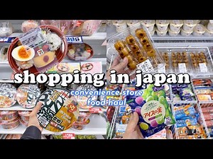 shopping in japan vlog 🇯🇵 convenience store food haul with prices 🍱 Lawson, Family Mart & 711
