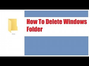 Delete Windows Folder