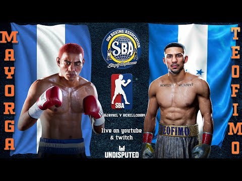 SBA Ranked Match #1: Mayorga (Jaysol) vs Teofimo (ChillCosby) | Undisputed Sim Boxing Showdown!