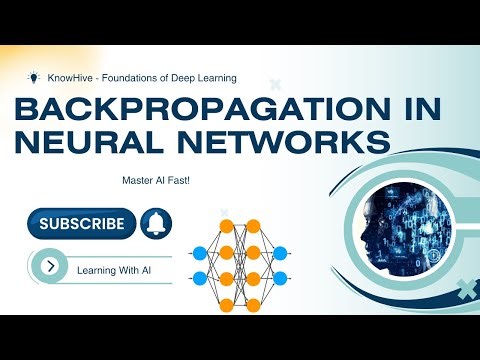 1.7 Backpropagation in Neural Networks | Step-by-Step Explanation | Deep Learning