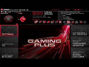 MSI B450i Gaming Plus AC BIOS Overview