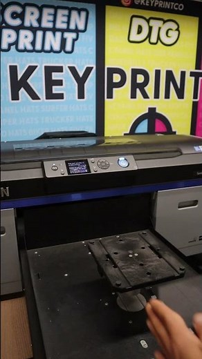 Direct to Garment (DTG) Printing Under Bill of Hat [Best Method] #dtgprinting #dtg #directtogarment