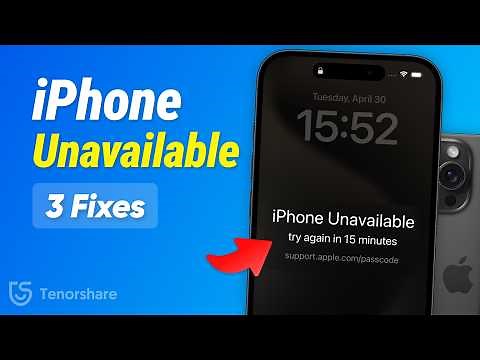 [3 Fixes] iPhone Unavailable? How to Fix iPhone Unavailable Lock Screen without Losing Data 2024