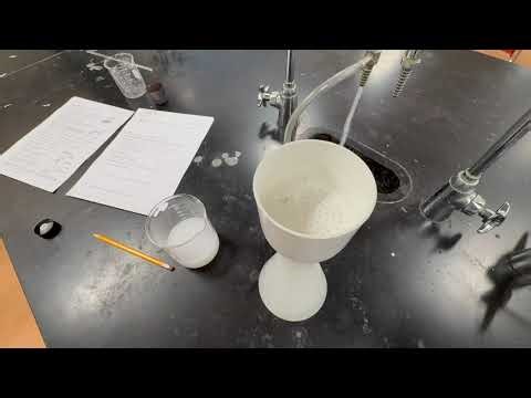 gravimetric analysis of a metal carbonate chemistry lab