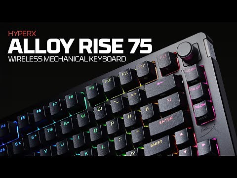 HyperX Alloy Rise 75 Wireless | Hot-Swappable Wireless Gaming Keyboard