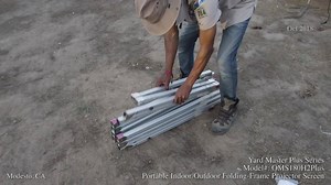 2.5K views | A portable, durable light weight indoor/outdoor aluminum folding-frame screen that comes with variable height settings to accommodate larger venues with size up to 200" ! https://elitescreens.com/front/front/productdetail/product/450 | Elite Screens | Facebook