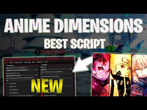 *NEW* Anime Dimensions Simulator Script (PASTEBIN 2024) (KILLAURA, AUTOFARM, GODMODE , AUTO PUNCH)