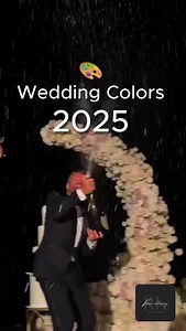 Colors for weddings in 2025 For all the couples this year who are confused about their choice of wedding colors, I have now chosen for you a group of beautiful colors, choose from them to make your wedding more beautiful and harmonious.#couleur #الوان #weddingplanning #dreamwedding #eventplanning #weddingtips #weddingideas #lebaneseweddings | R'art