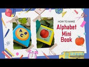 DIY Mini Alphabet Book for Kids II ABC Book Alphabet Letter I Creative Diaries