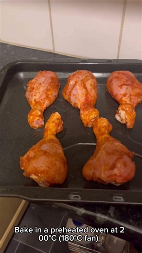 Easy Crispy Baked Chicken Legs Recipe | Juicy & Flavorful Chicken Drumsticks 🍗🔥 #chickendrumstick