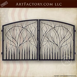 Wrought Iron Gates: Fine Art Custom Hand Forged Iron Gates
