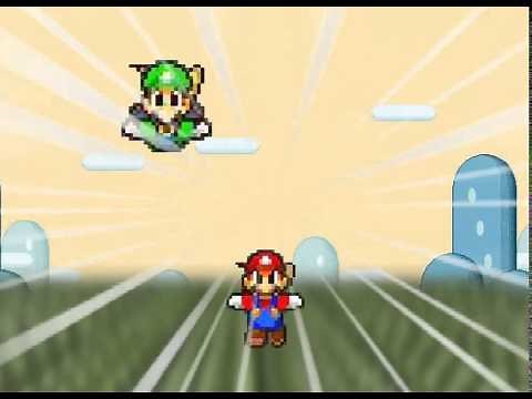 Mario and Luigi VS Sonic and Shadow (Part 1/2) - Sprite animation