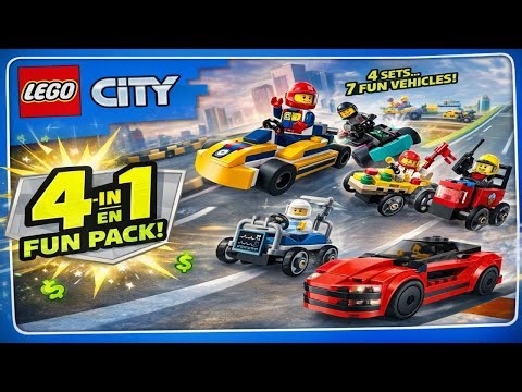 LEGO Instructions - City - 66803 - Built For Speed Gift Set - Product Collection