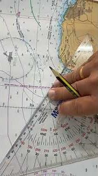 3.1 Plotting Bearing and Distance on Mercator Chart using Protractor