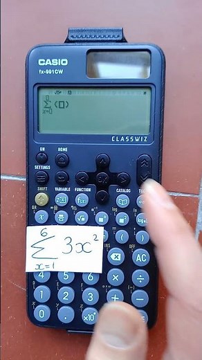 Sum a (Geometric or Arithmetic) Series on the Casio fx-991CW. A Level Maths Calculator Help