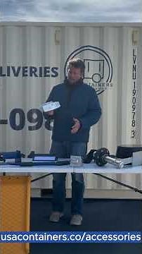 Ultra-Bright Solar Lights for Shipping Containers | USA Containers