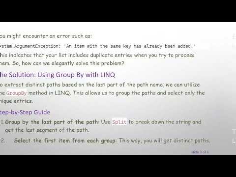 How to Find Duplicates in a List of Strings of Server Path Names