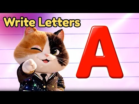 How to Write Letter A | Handwriting Song for Kids