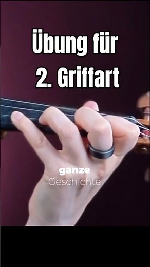 Geige | 2. Griffart - Diese Übung hilft