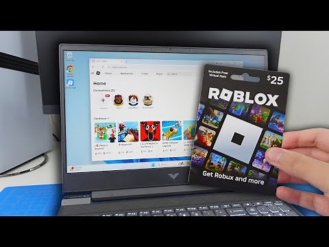 How to REDEEM ROBLOX GIFT CARD on PC/LAPTOP (EASY METHOD)