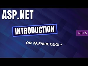 ASP.NET avec .NET 6 - Introduction