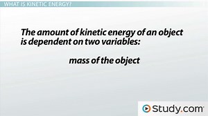 Kinetic vs Potential Energy | Definition, Differences & Examples