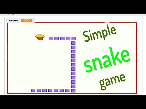 Snake Game in Scratch 3.0 | Scratch 3.0 Game Tutorial | How to Make Games simple snake game.