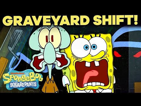The Hash-Slinging Slasher! 👻 | Full Scene | SpongeBob