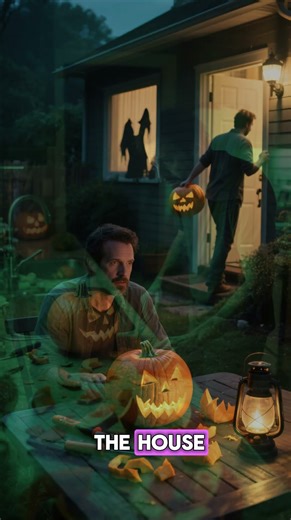 Pumpkin Lights Up with Ghost Magic#Shorts #kids# horror #story