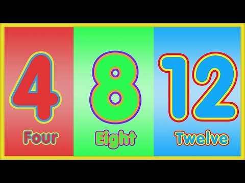 Counting by 4s | Learn to Count by 4 | Easy Numbers for Kids