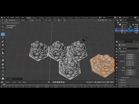 Blender Tutorial: Duplicate & Move Objects in 2D View