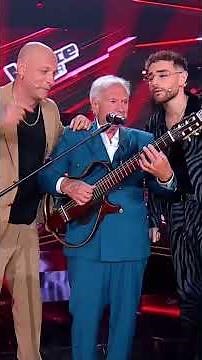 Rocco and Clementino sing with Carmelo to celebrate the new addition to Team #TheVoiceSenior