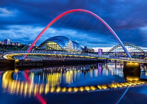 Gateshead Millennium Bridge: World’s Only Tilting Bridge