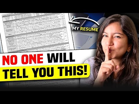 How to Build a Strong MBA Profile? | POWERFUL RESUME POINTS