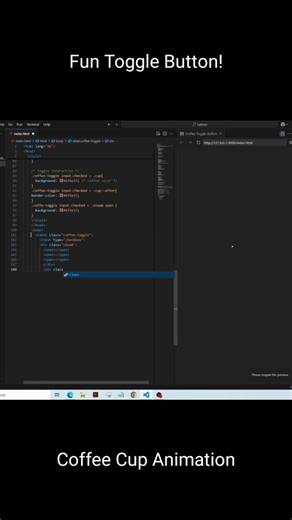 How to Create Toggle Button Animation with HTML & CSS