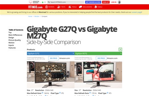 ASUS ROG Strix XG27ACS vs LG 27G610A-B: Which Monitor Is Better?