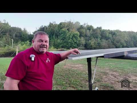 Mounting Panels on Grid #8… Until the Tracker Took Off!