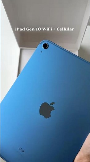 iPad 10th Gen Blue 256GB Unboxing 🔥 | Cellular + WiFi Model in 2025!