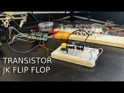 How I made a JK Flip Flop with MINIMAL transistors