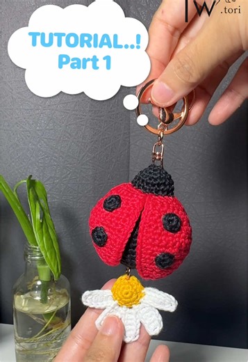 How to Crochet a Ladybug Keychain: Step-by-Step Tutorial