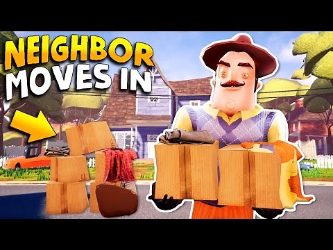 The Neighbor MOVES IN WITH US!? | Hello Neighbor Gameplay (Mods)