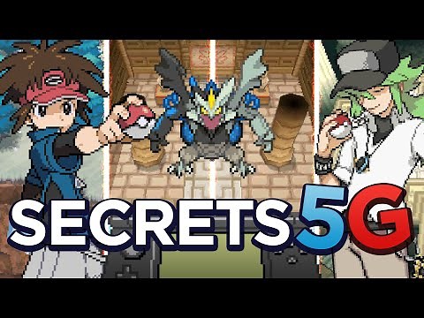 30 SECRETS & EASTER EGG in POKÉMON BLACK and WHITE