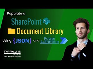 Populate a SharePoint Document Library's Metadata Using JSON and Power Automate